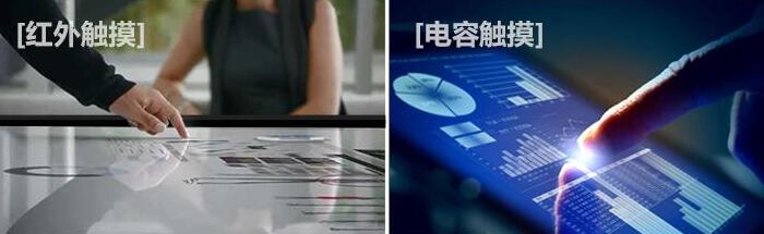 觸摸一體機電容觸摸屏和紅外觸摸屏有什么區別？